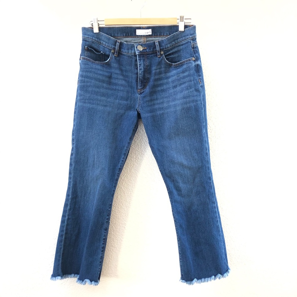 Loft Flare Crop Jeans